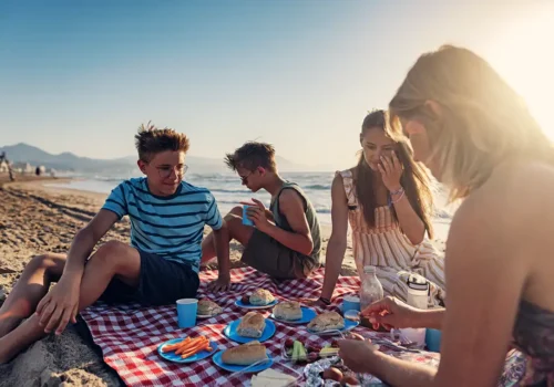 picnic en la playa