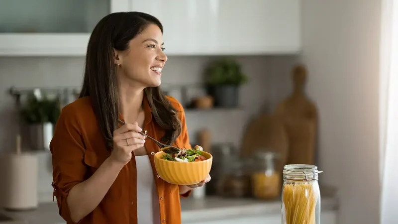 una ensalada nutritiva puede ser un plato único