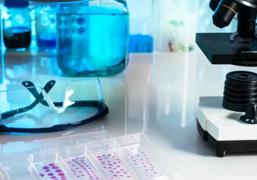 descubrimiento del adn, detalle laboratorio