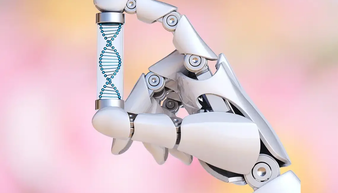 Inteligencia artificial. Mano de robot
