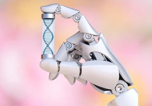 Inteligencia artificial. Mano de robot