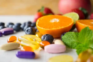 Suplementos alimenticios. Naranja