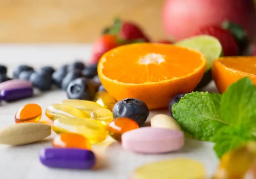 Suplementos alimenticios. Naranja