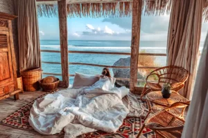 turismo del sueño, habitación frente al mar