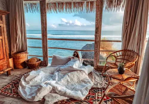 turismo del sueño, habitación frente al mar