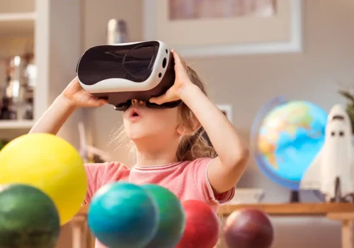 Uso de pantallas en niños, realidad virtual