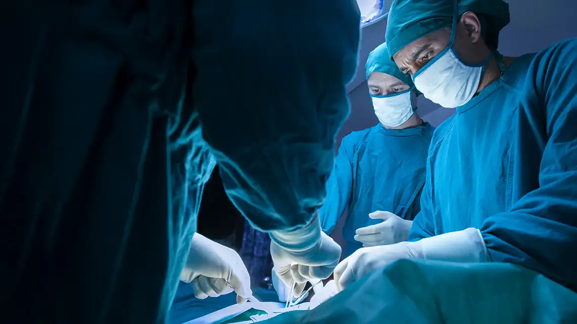 Transplante de órganos. Operación.