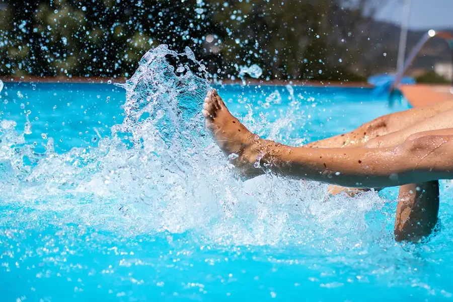 Infección en playa y piscina