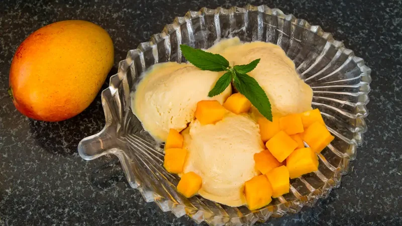 Helado de mango