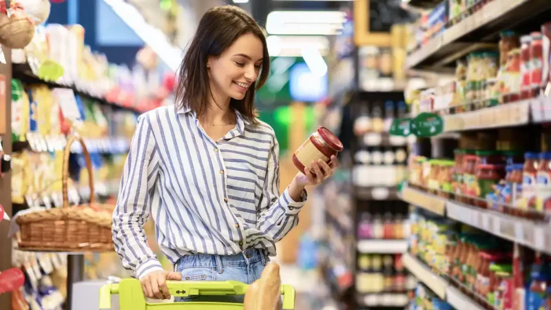 mujer supermercado