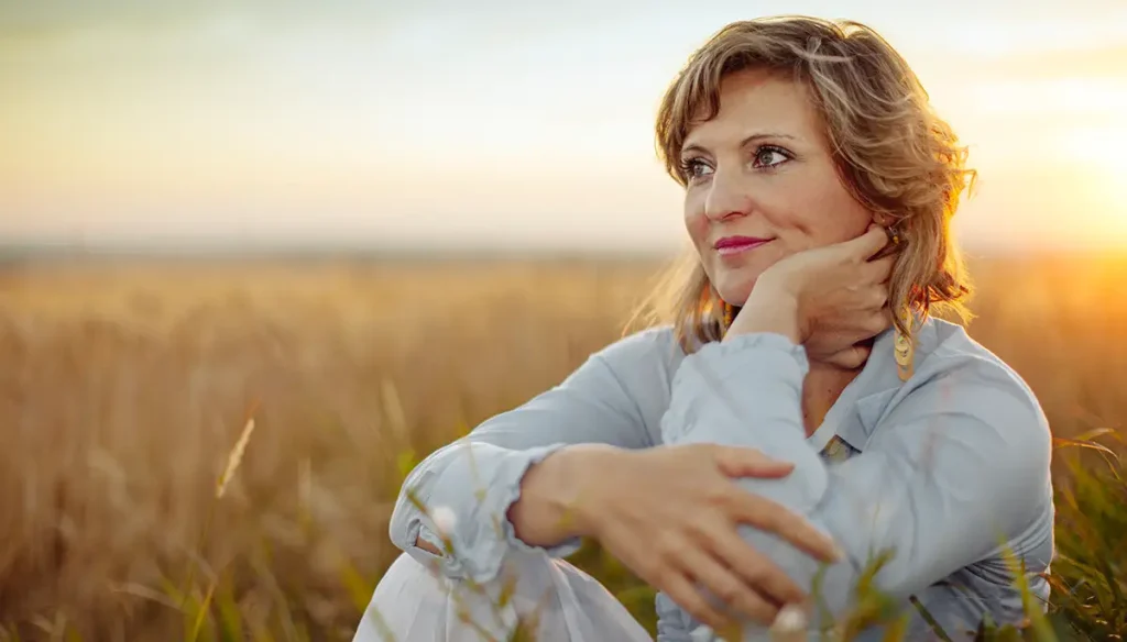 mujer en edad de menopausia